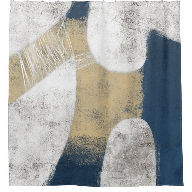 Unmoored Shower Curtain (Front)