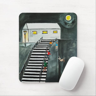 Unnecessary Steps Painting by Alfred Fox Mouse Pad