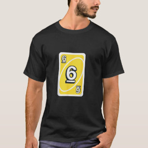 UNO Halloween Yellow 6" Card T-Shirt
