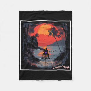 Uno Mas - Disc Golf  Fleece Blanket