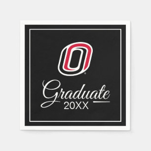 UNO Mavericks Graduate Napkin
