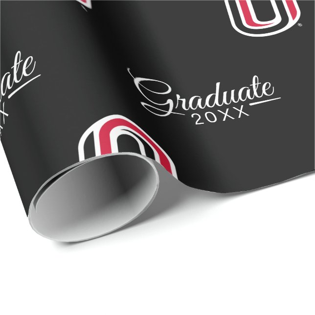 UNO Mavericks Graduate Wrapping Paper (Roll Corner)
