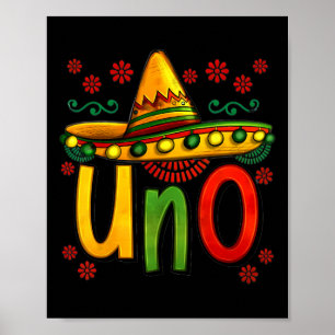 Uno My First Mexican Birthday Cinco De Mayo 1st Bi Poster