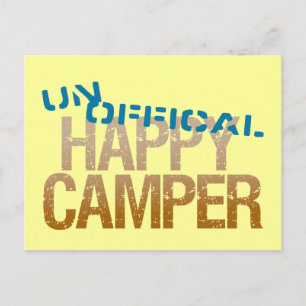 UnOfficial Happy Camper Postcard