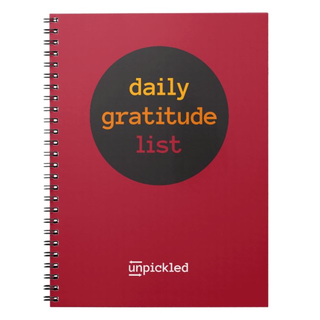UnPickled Gratitude Journal (Front)