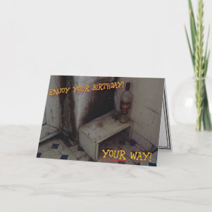 Unpleasant Birthday Card