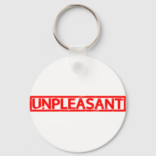 Unpleasant Stamp Key Ring
