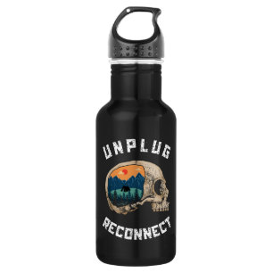 Unplug And Reconnect Campers Life 532 Ml Water Bottle