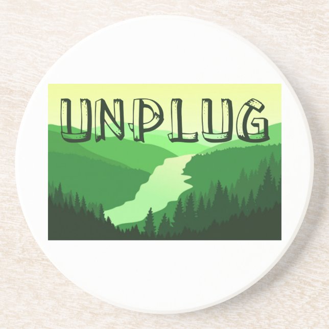 Unplug Coaster (Front)