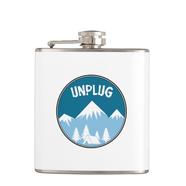 Unplug Hip Flask (Front)