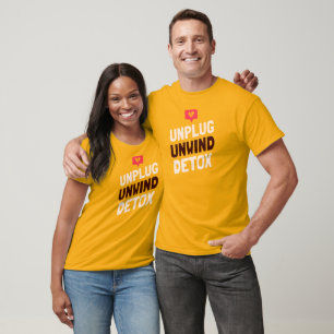 Unplug Unwind Detox- Social Media Detox T-Shirt