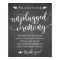 Unplugged Wedding Ceremony Sign 8x10