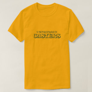 Unprepared Casters Logo Tee – One-Colour Dark