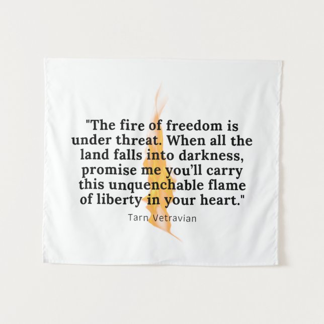 Unquenchable Flame - Small Tapestry (Front (Horizontal))