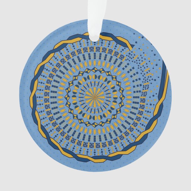 Unraveling Acrylic Ornament (Front)