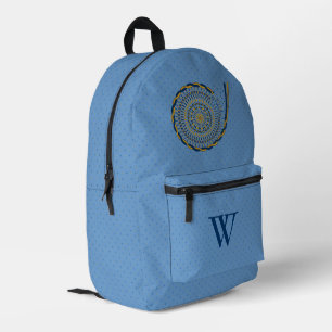 Unraveling Printed Backpack