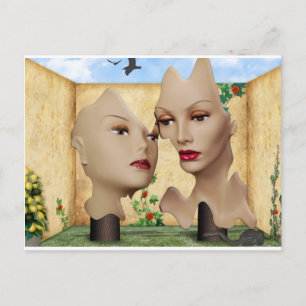 Unreal Garden 8 Pk. Postcard