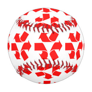 Unrecycle Symbol Baseball