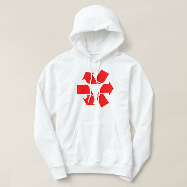 Unrecycle Symbol Hoodie (Design Front)