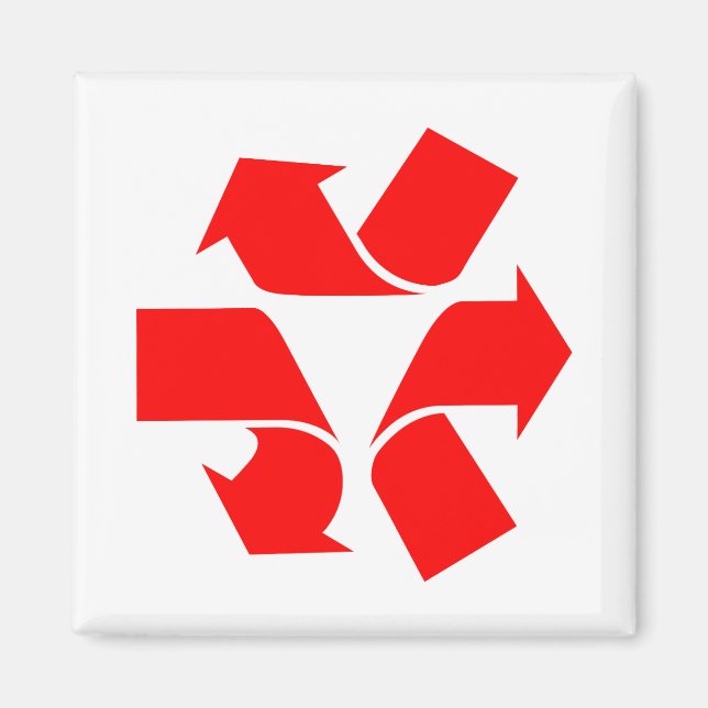 Unrecycle Symbol Magnet (Front)