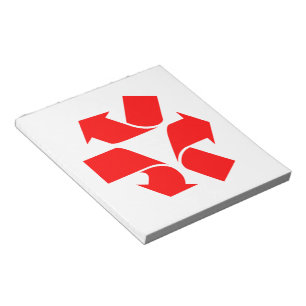 Unrecycle Symbol Notepad