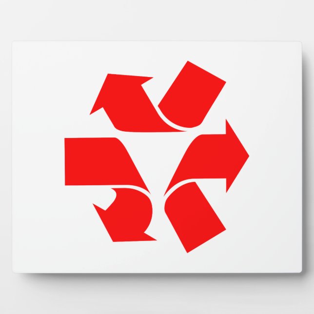 Unrecycle Symbol Plaque (Front)
