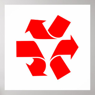 Unrecycle Symbol Poster
