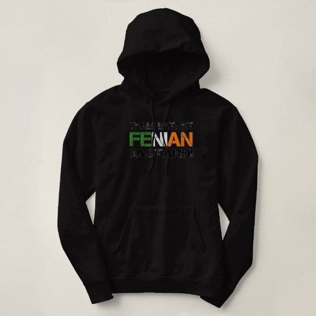 Unrepentant Fenian Irish Republican Design Hoodie (Design Front)