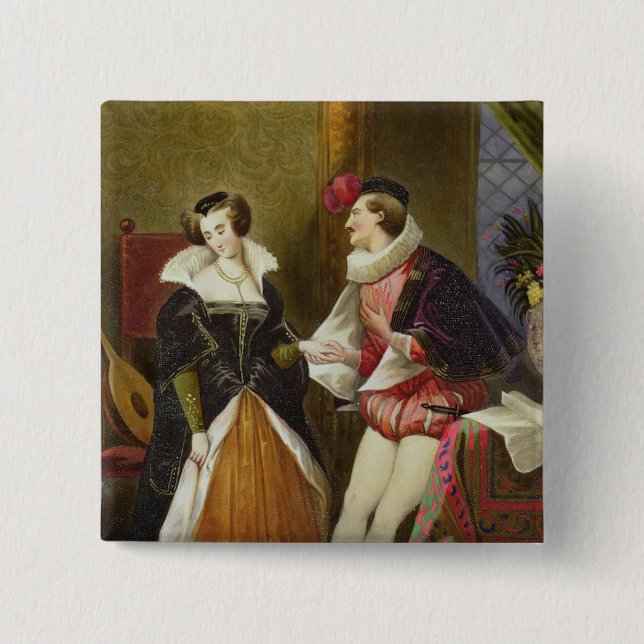 Unrequited Love 15 Cm Square Badge (Front)