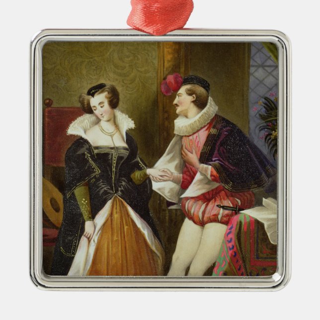 Unrequited Love Metal Ornament (Front)