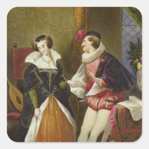 Unrequited Love Square Sticker