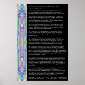 Unschooler's Credo Poster