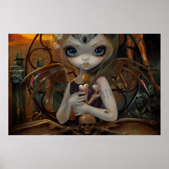 Unseelie Court:  Famine by Jasmine Becket-Griffith Poster (Front)