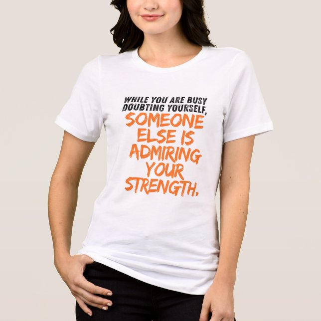 Unseen Strength Tri-Blend Shirt (Front)