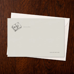 Unsent Letters- Regency Correspondence Flat Card