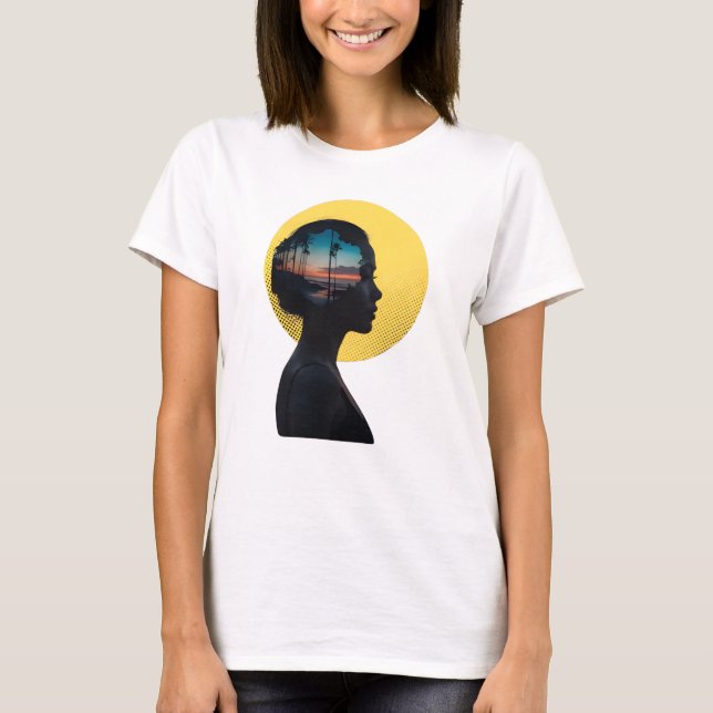 unset Reflection Silhouette T-Shirt (Front)