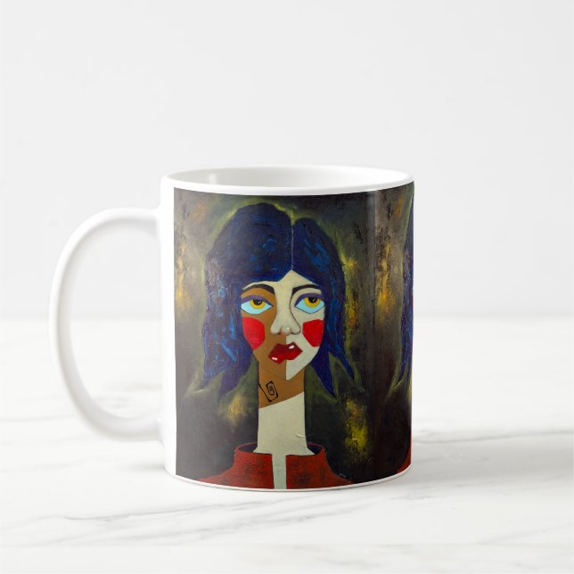 "Unsettled" Coffee Mug (Left)