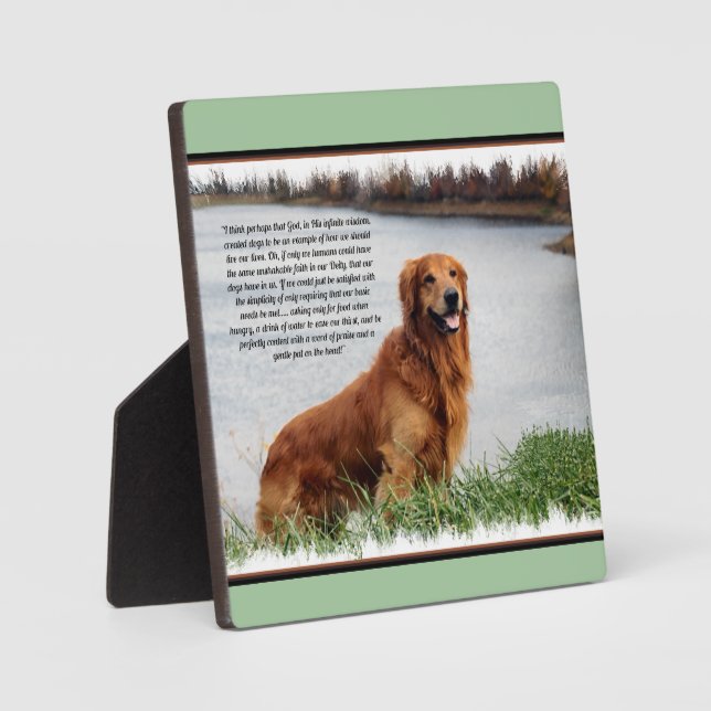 Unshakeable Faith Inspirational Plaque (Front)