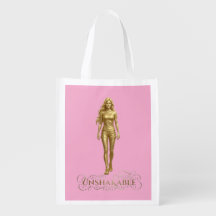 Unshakeable Tote: Soraya in Gold & Pink