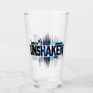 UNSHAKEN Cyberpunk Drinking Glass