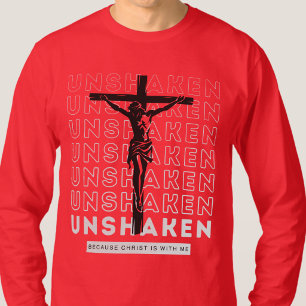 Unshaken - Gratitude Holy Spirit Scripture Red T-Shirt