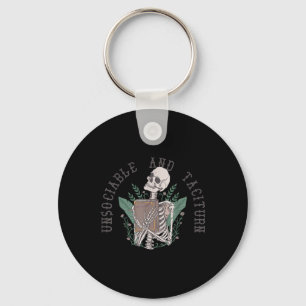 Unsociable And Taciturn Jane Austen Pride &amp; Pr Key Ring