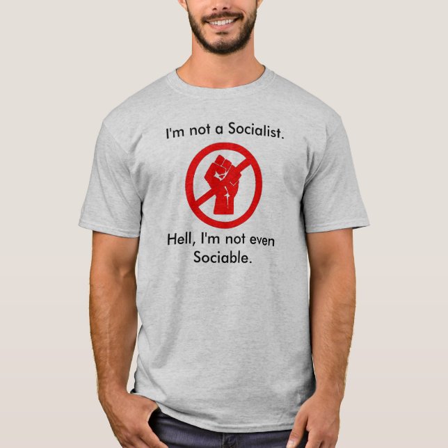 Unsociable Anti-Socialist Shirt (Front)