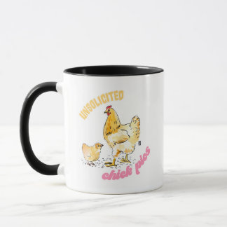Unsolicited Chick Pics Buff Chicken Mug
