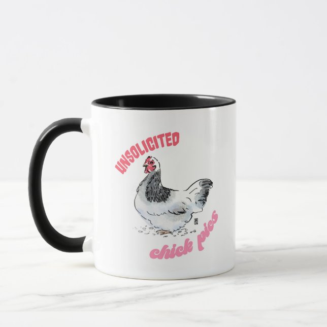 Unsolicited Chick Pics - Sussex Chicken Mug (Left)