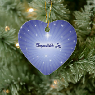 Unspeakable Joy Christmas Ornament