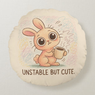 Unstable but Cute Round Cushion