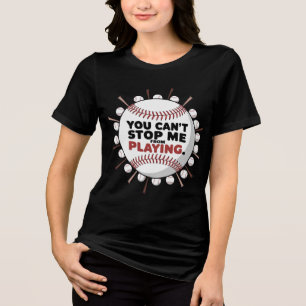 Unstoppable Baseball Passion Tri-Blend Shirt