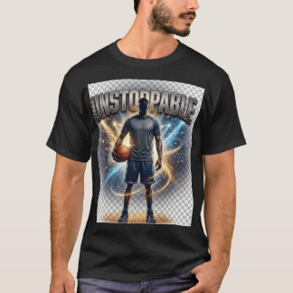 Unstoppable Basketball Shirt, Motivational Player  T-Shirt
