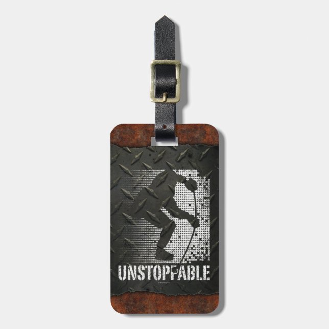 Unstoppable (Hockey) Luggage Tag (Front Vertical)